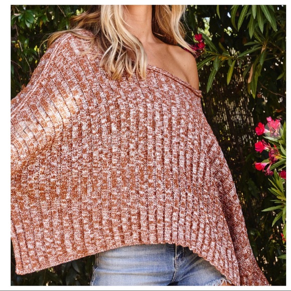 43 Bohemian chic Wide Sleeves Dolman Sweater - Picture 3 of 6